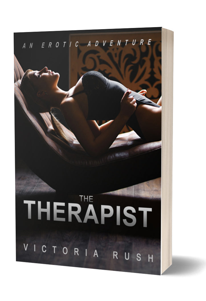 Cover of The Therapist paperback, a lesbian taboo erotica by Victoria Rush.