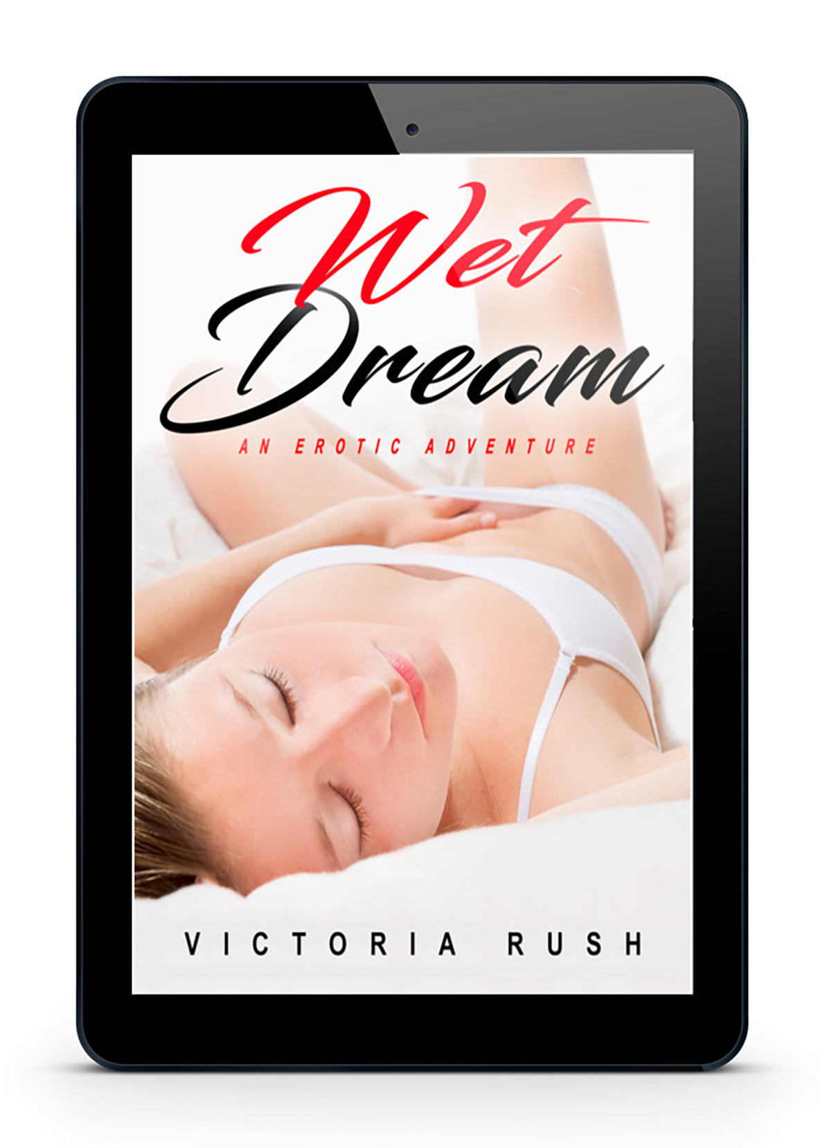 Cover of Wet Dream ebook, forbidden lesbian futanari erotica by Victoria Rush.