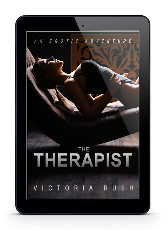 Cover of The Therapist ebook, a lesbian taboo erotica by Victoria Rush.